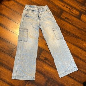 American Eagle Dreamy Drape Wide Leg Jean